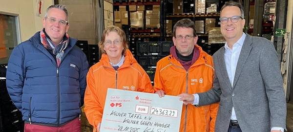 "Kölner gegen Hunger": Erfolgreiche Spendenaktion