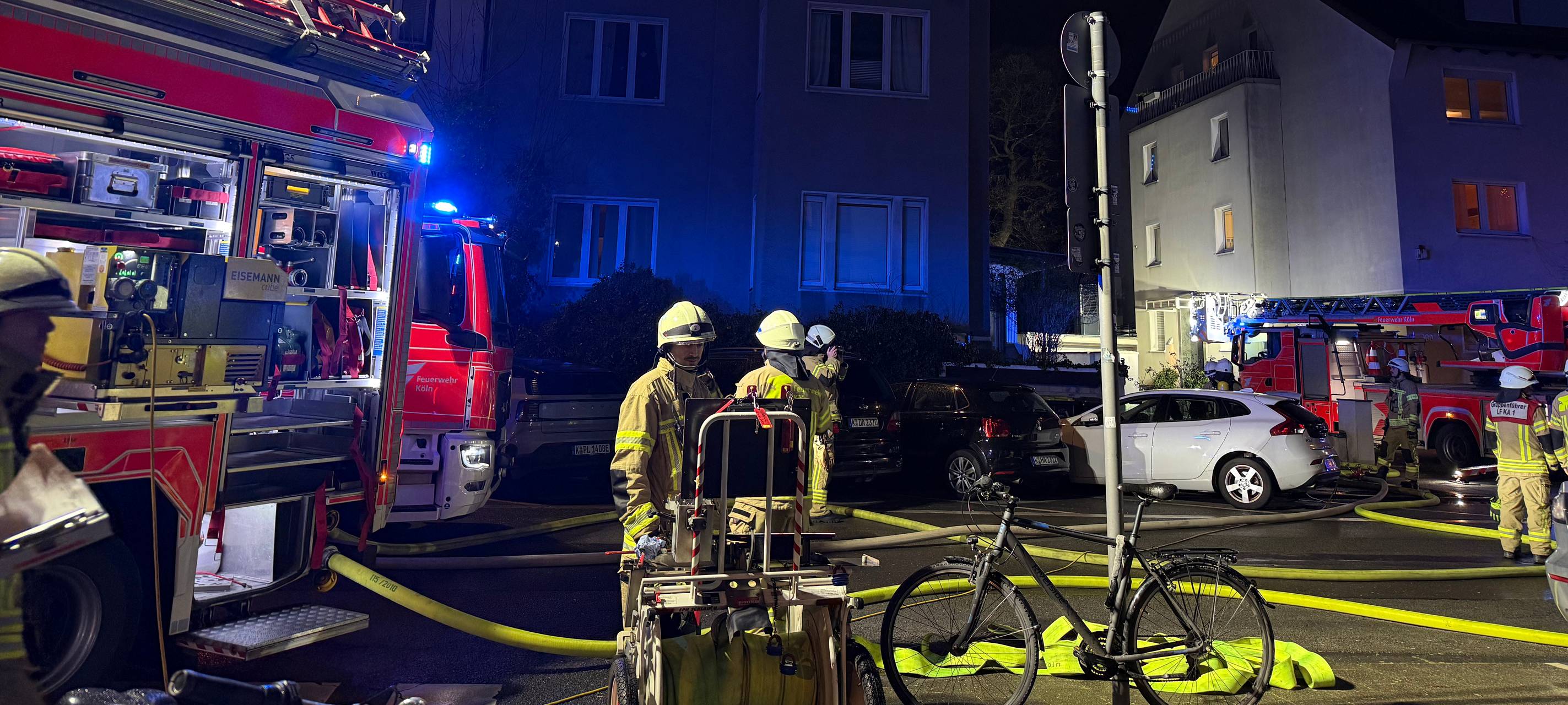 Feuerwehreinsatz in Lindenthal