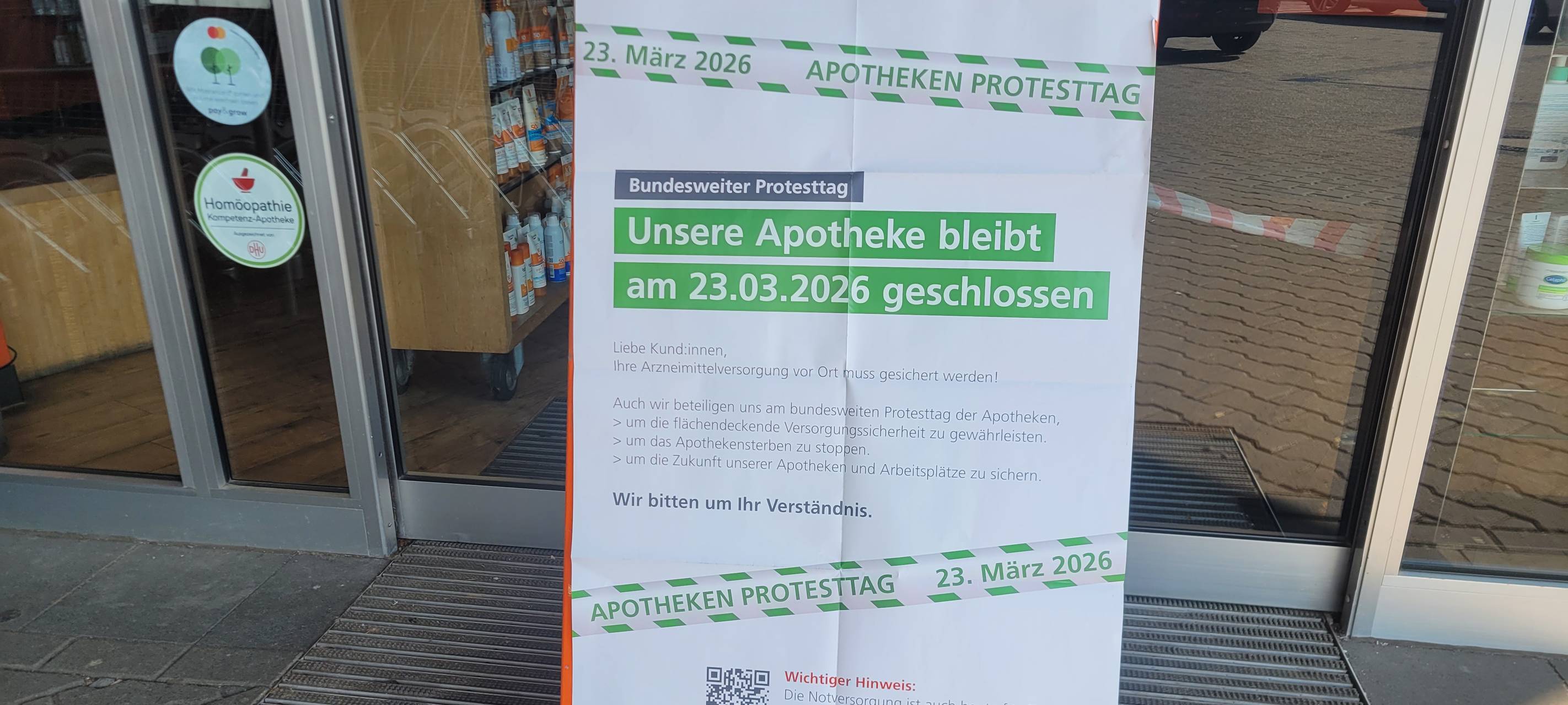 Bundesweiter Protest der Apotheken
