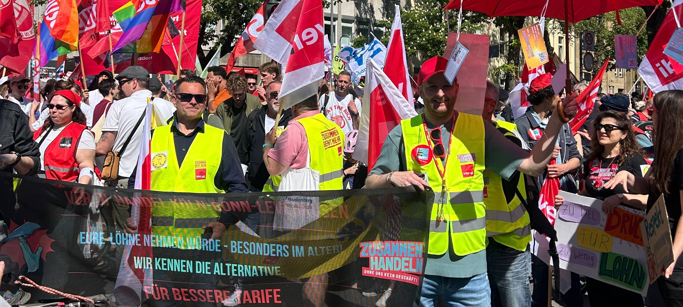 6.500 Teilnehmer bei DGB-Demo am Heumarkt