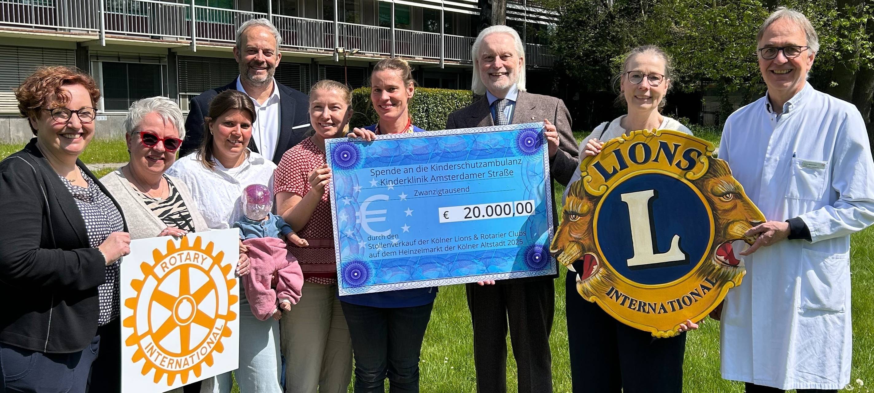 20.000 € für das Kinderkrankenhaus