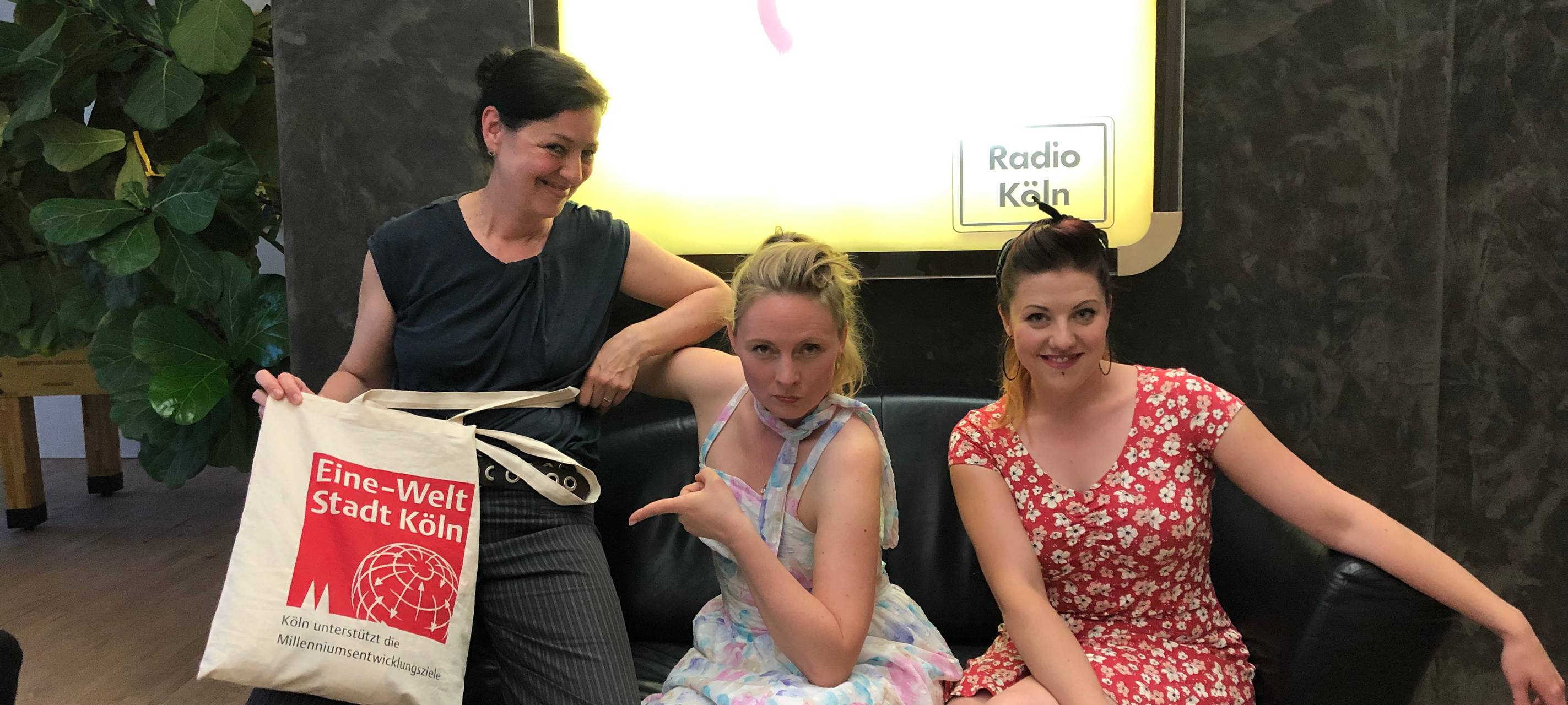 Zu Gast: Peggy & Jo von Rockemarieche und Johanna Pulheim von der Stadt Köln