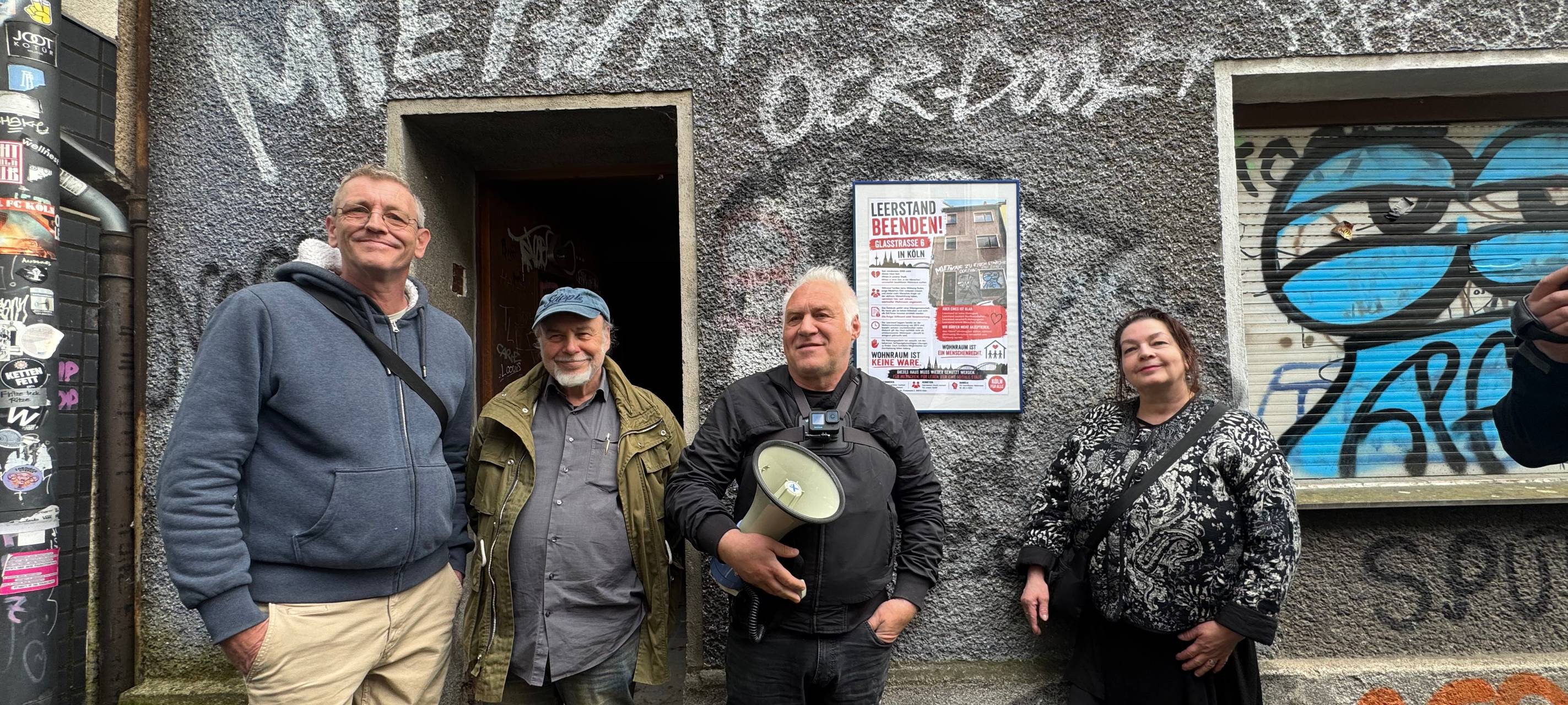 Aktion gegen Wohnungsleerstand