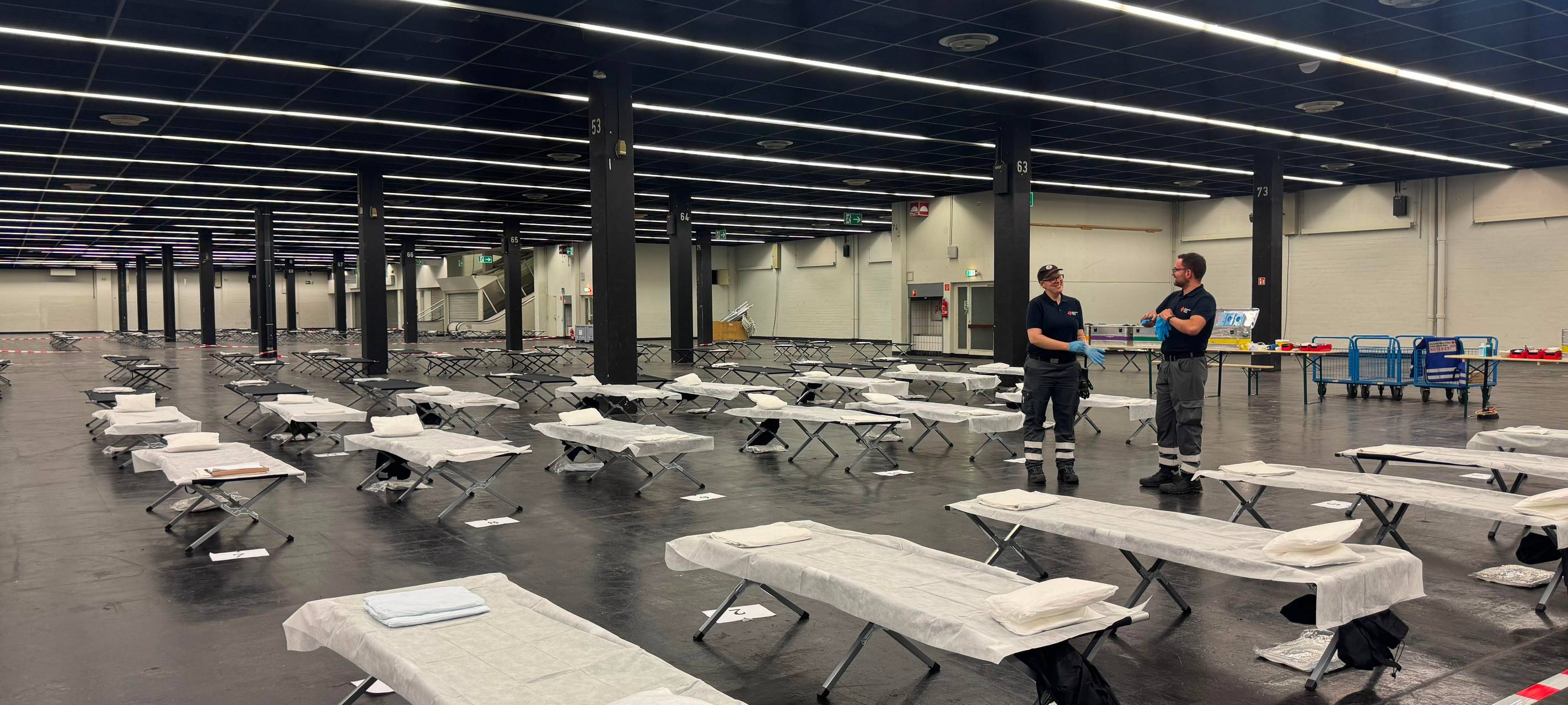 Stadt und Feuerwehr richten Notfallzentrum ein