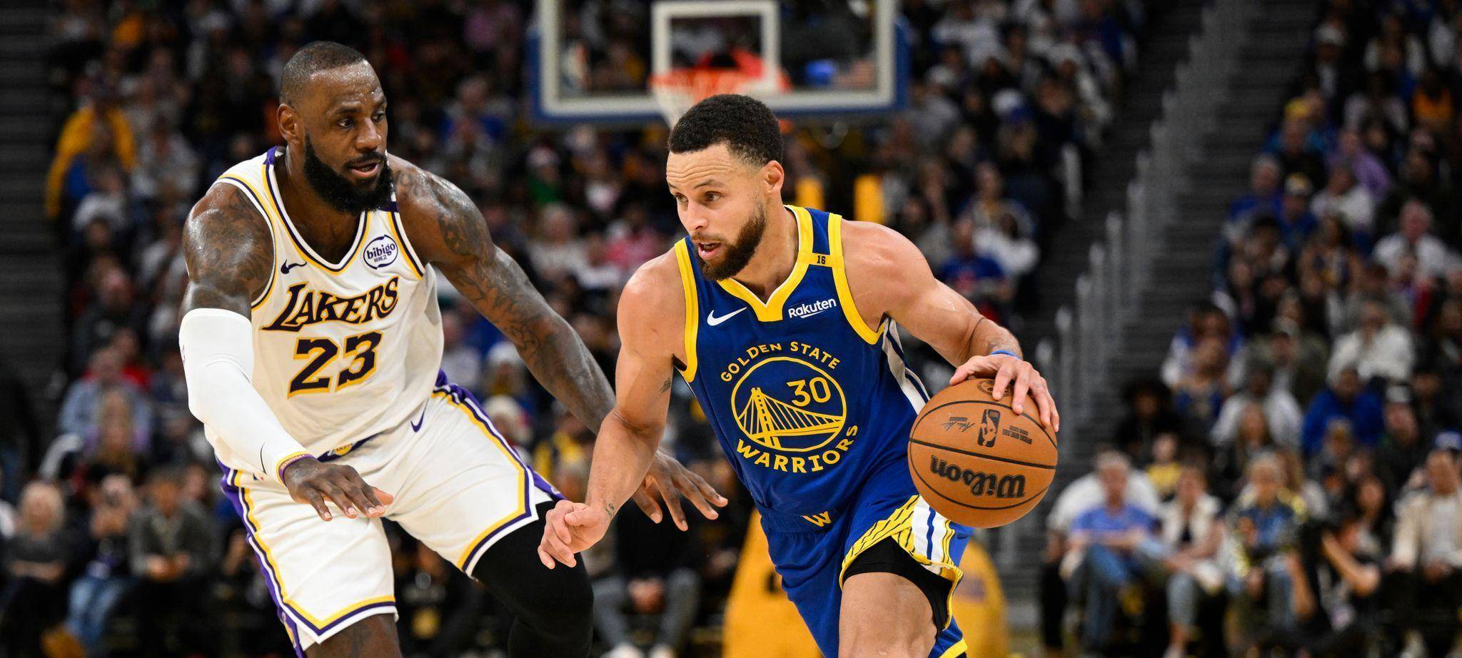 LeBron James und Stephen Curry