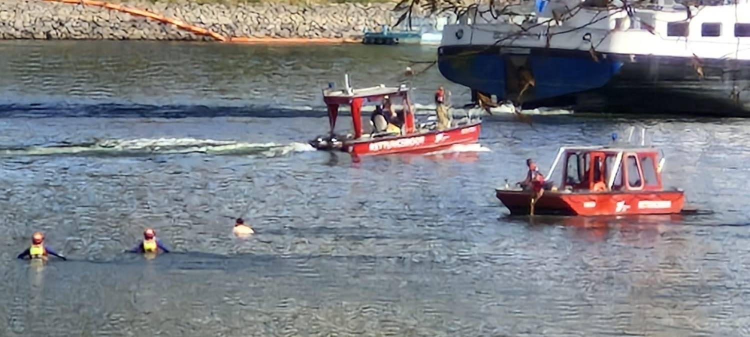 Rettungseinsatz: Mann aus Rhein geholt