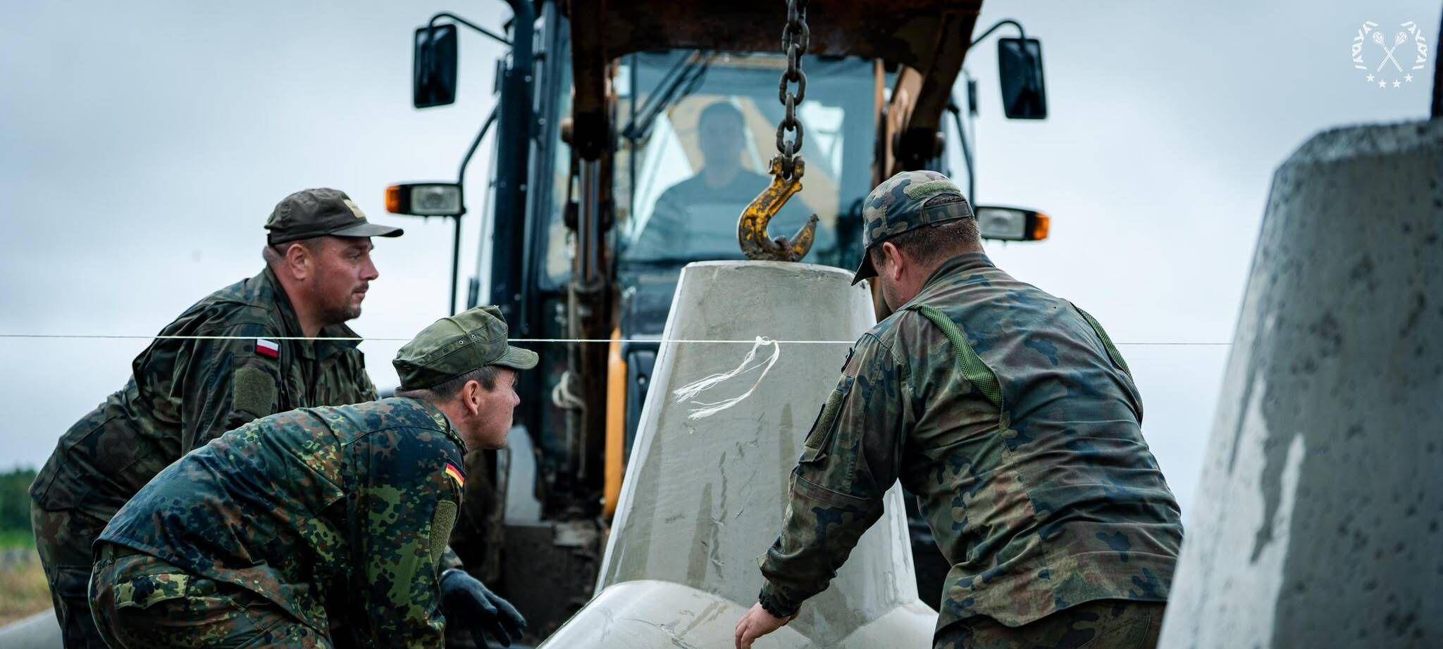Bundeswehr hilft bei Befestigung von Polens Ostgrenze