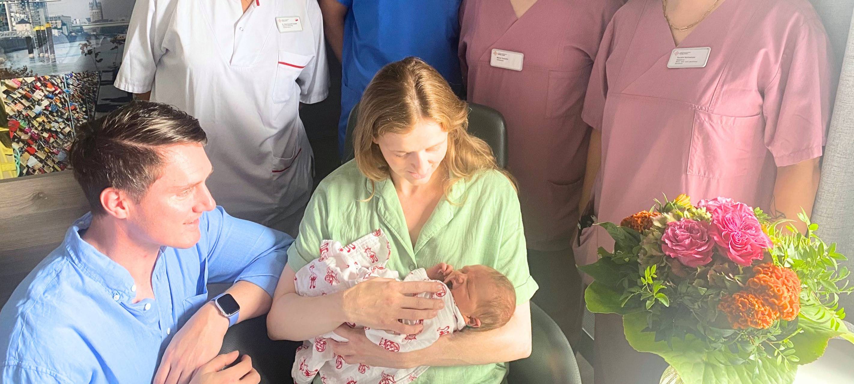 1000. Baby in Nippeser Krankenhaus