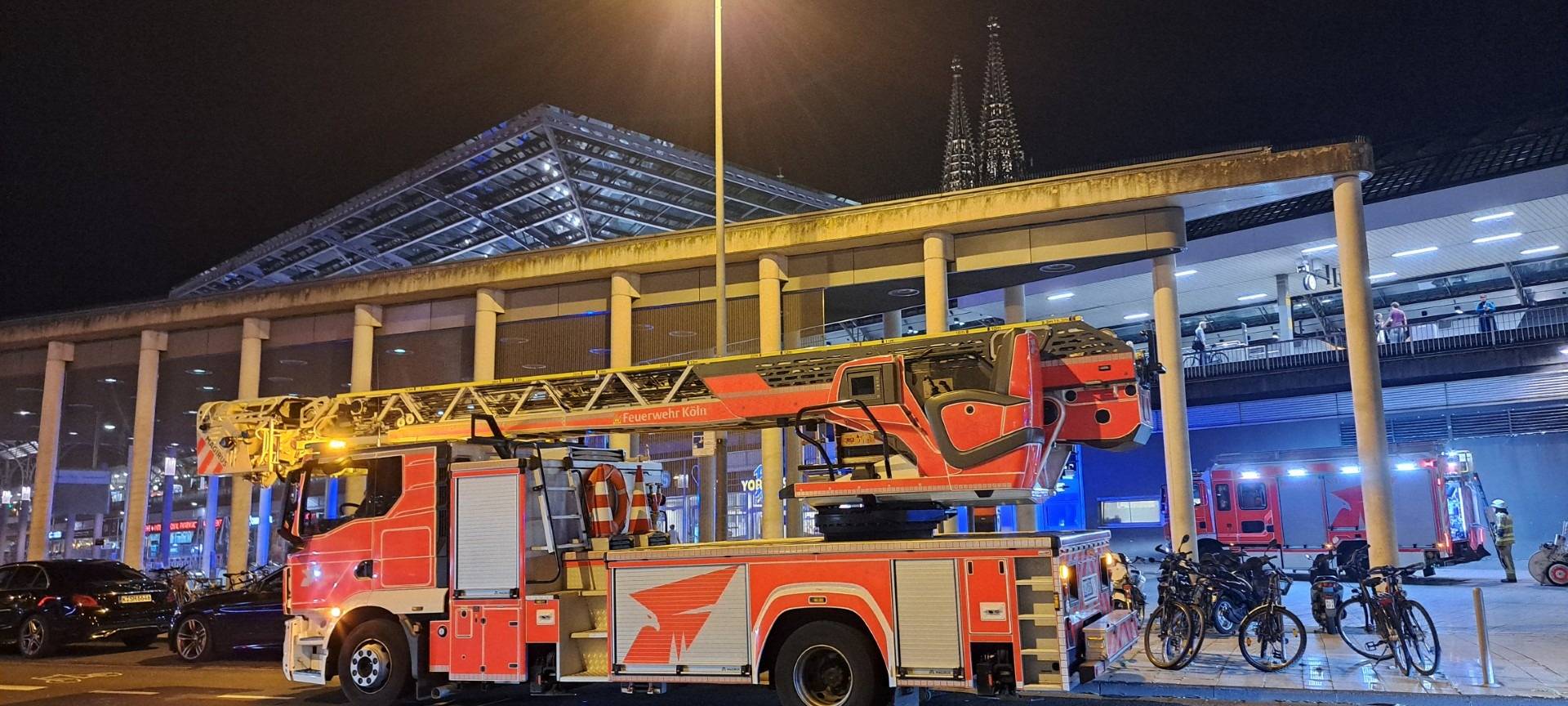 Feueralarm im Kölner Hauptbahnhof