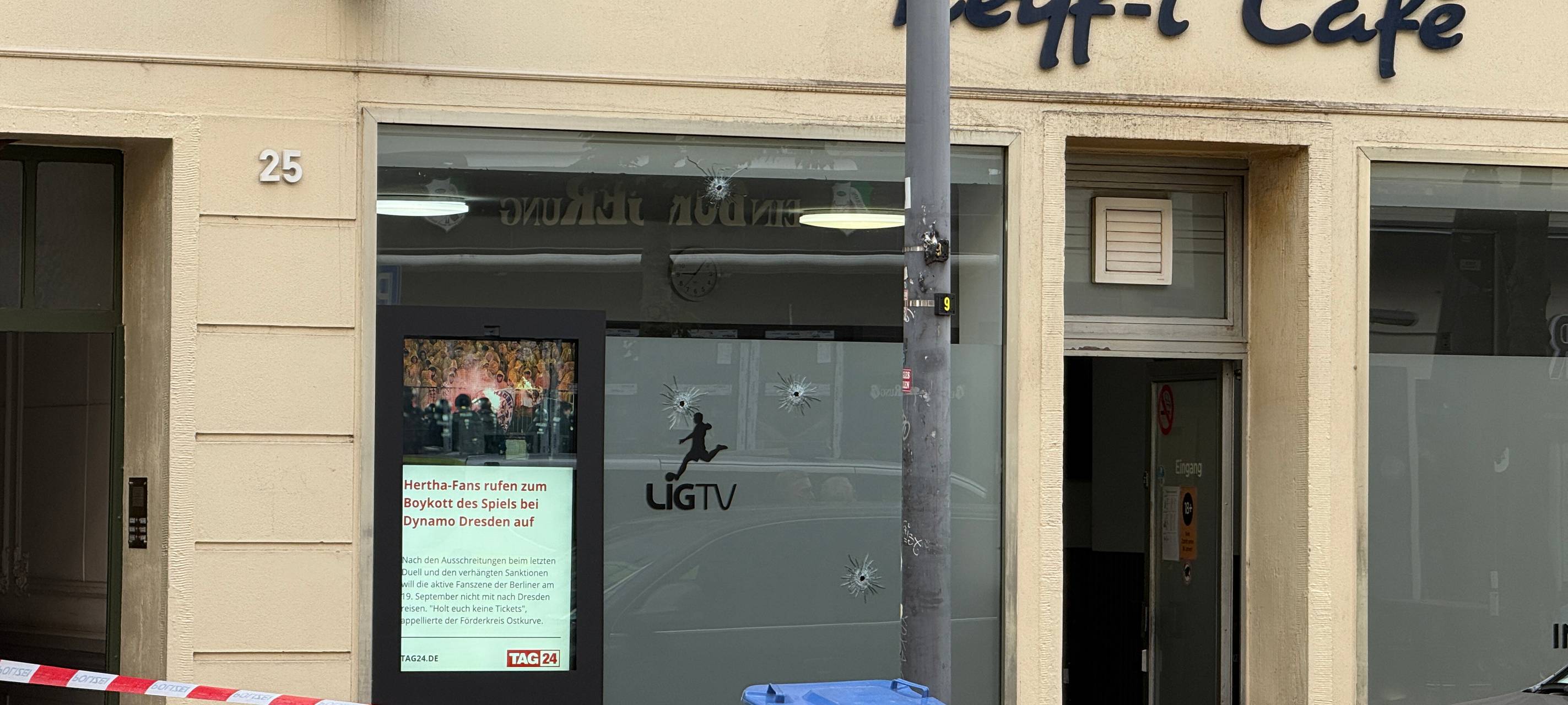 Schüsse auf Café in der Südstadt