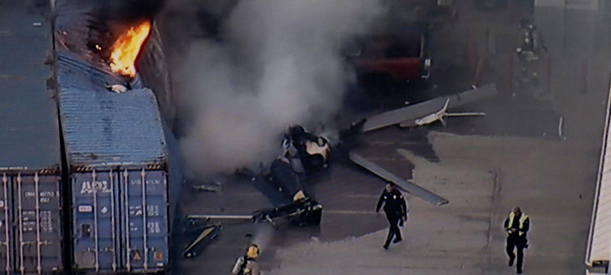 Hubschrauberabsturz in Los Angeles