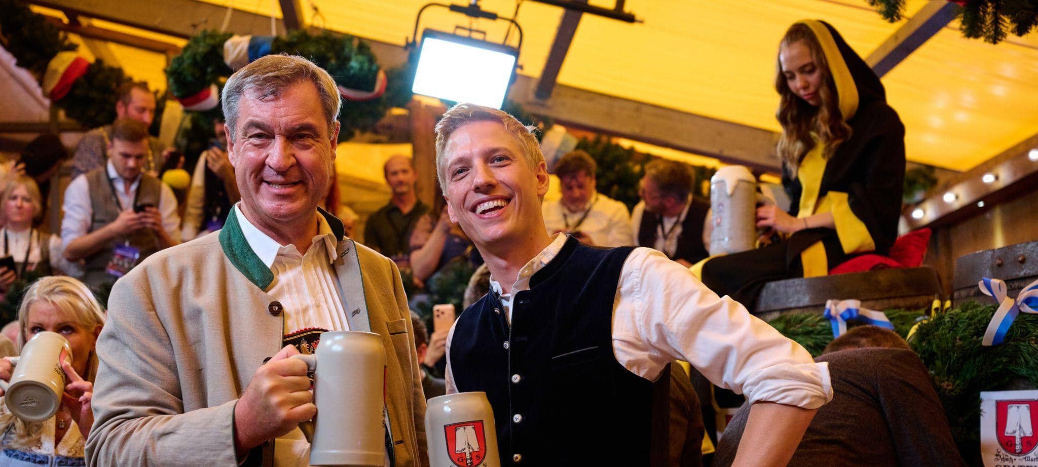 Markus Söder und Dominik Kraus
