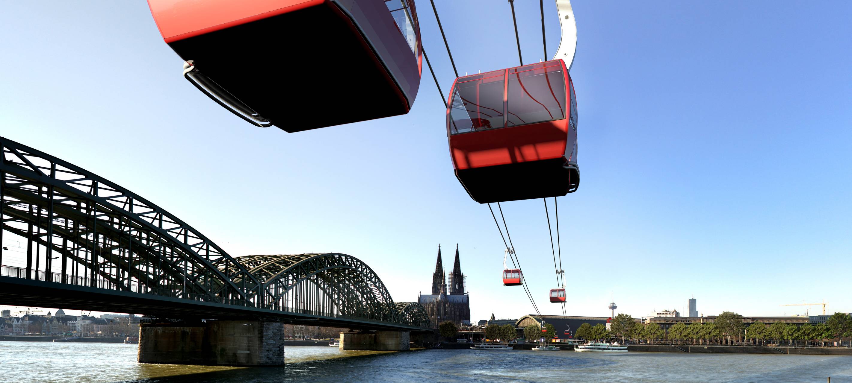 Seilbahn soll Hauptbahnhof und Koelnmesse verbinden