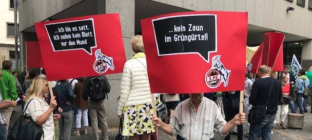 Effzeh darf im Grüngürtel ausbauen
