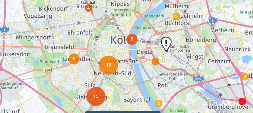 Interaktive Karte soll Gefahrenstellen im Straßenverkehr frühzeitig erkennen