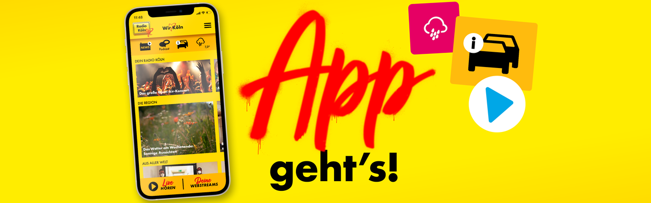 Unsere App - Radio Köln