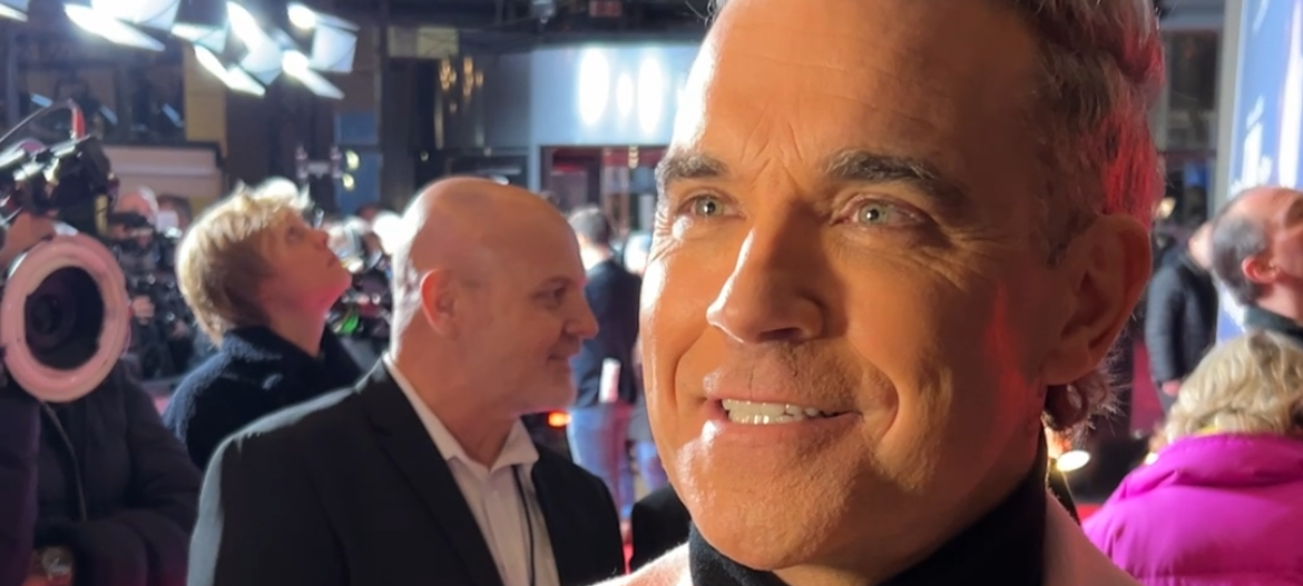 Robbie Williams feiert Kinopremiere im Cinedom